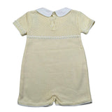 Paz Rodriguez Pagliaccetto Mezza Manica Tinta Unita per Neonato 005121444 GIALLO PAZ RODRIGUEZ 