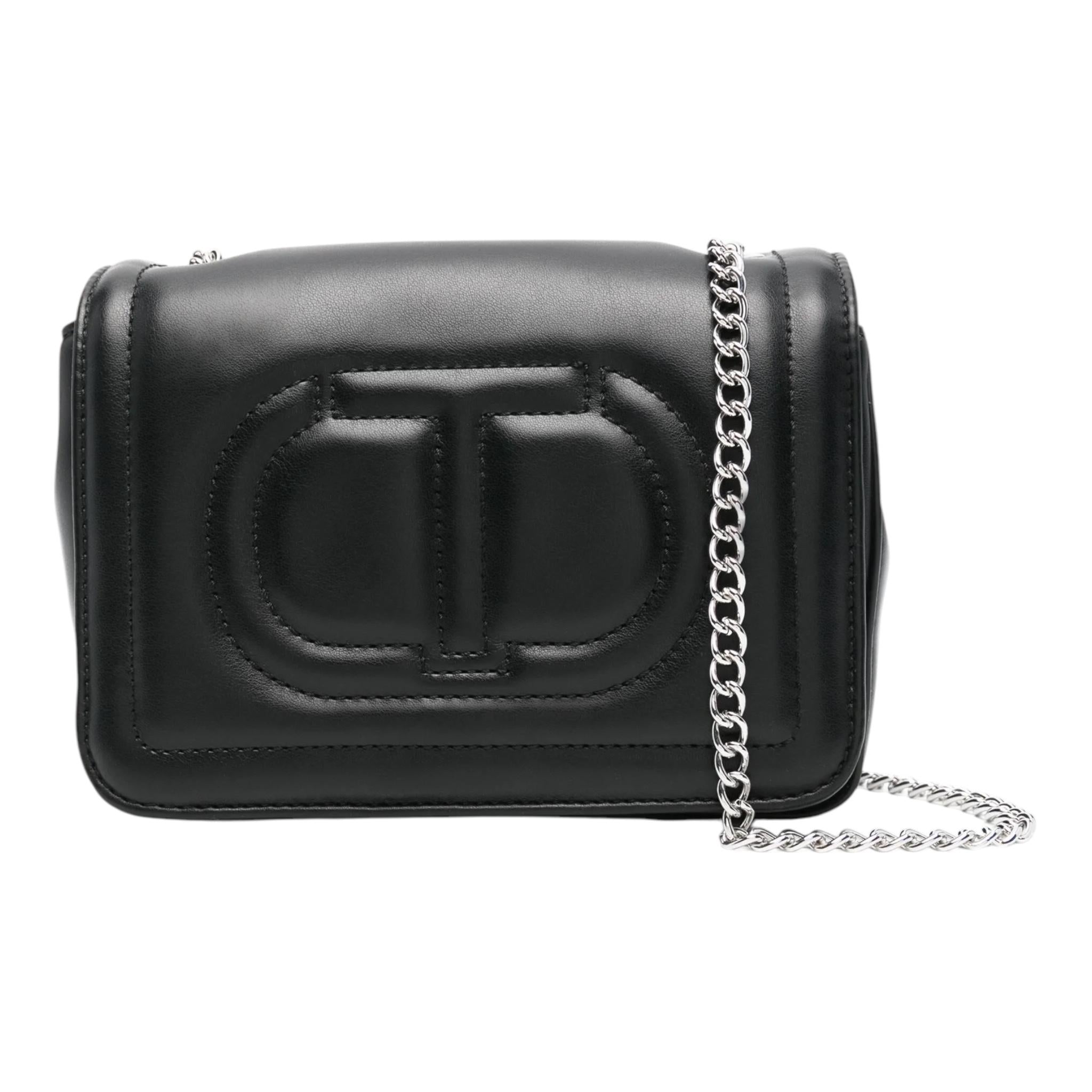 TWINSET borsa tinta unita cn tracolla Nero per Bambina 242GJ8020 NERO TWINSET 