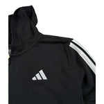 Adidas Felpa con Zip E Cappuccio Tintaunita per Bambina JJ0956 NERO Adidas 