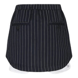 DOU DOU gonna tinta unita con elastico in vita Blu per Bambina DV7A01 BLU DOU DOU 