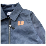 Trussardi Giubbino Tinta Unita con Zip per Neonato TIP26042GB BLU TRUSSARDI 