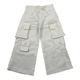 Dusty Color Pantalone Tinta Unita Modello Palazzo per Bambina DJWS5020PA PANNA DUSTY COLOR 
