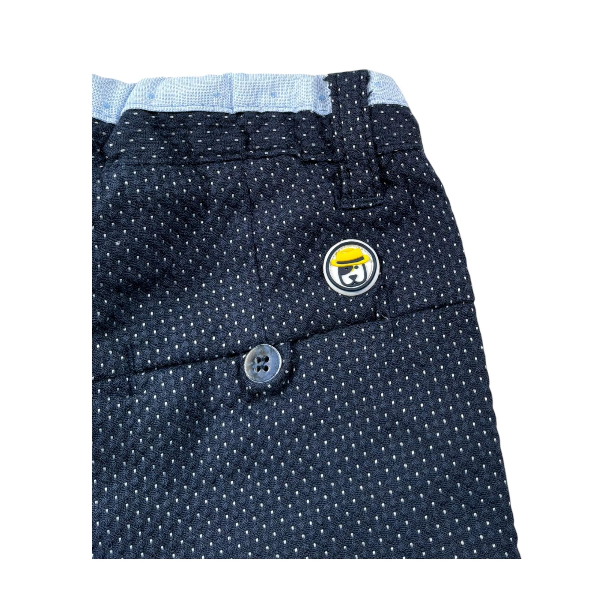 Sarabanda Bermuda Tinta Unita con Elastico In Vita per Neonato 0J533 BLU SARABANDA 