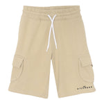 John Richmond Bermuda In Felpa Tinta Unita con Logo per Bambino RBP25136BE BEIGE JOHN RICHMOND 