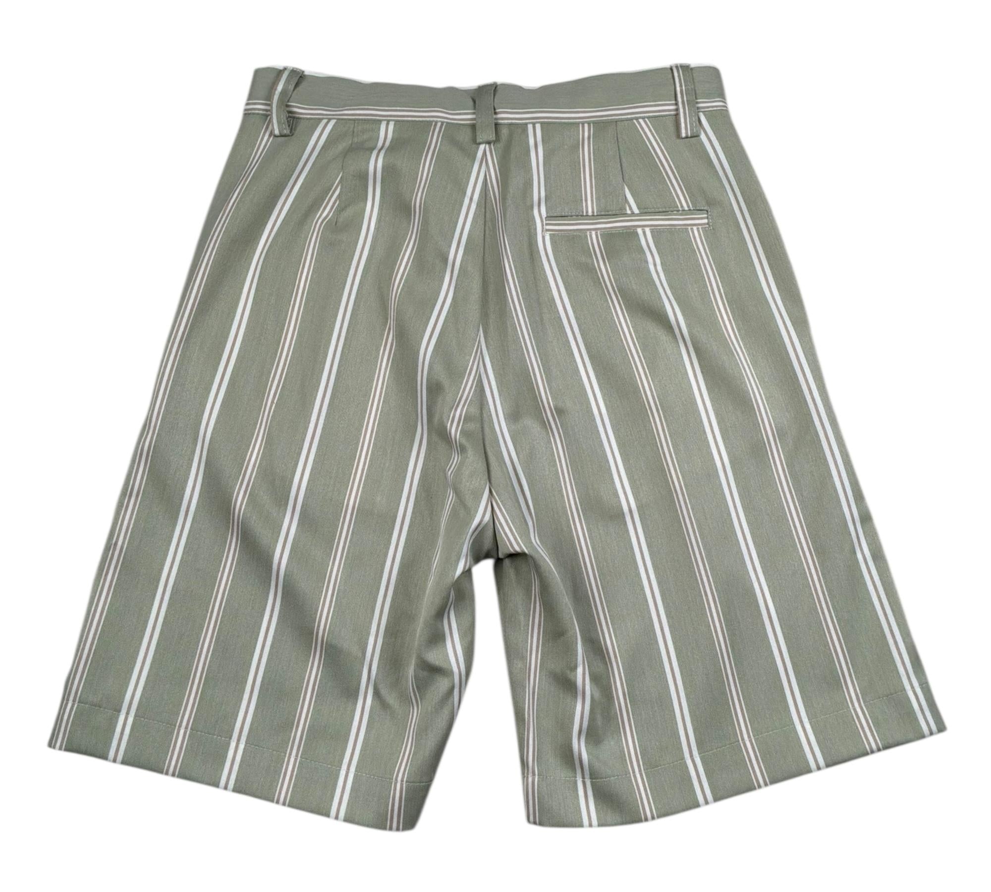 Paolo Pecora Bermuda Tinta Unita con Girovita Regolabile per Bambino PP4236 VERDE PAOLO PECORA 