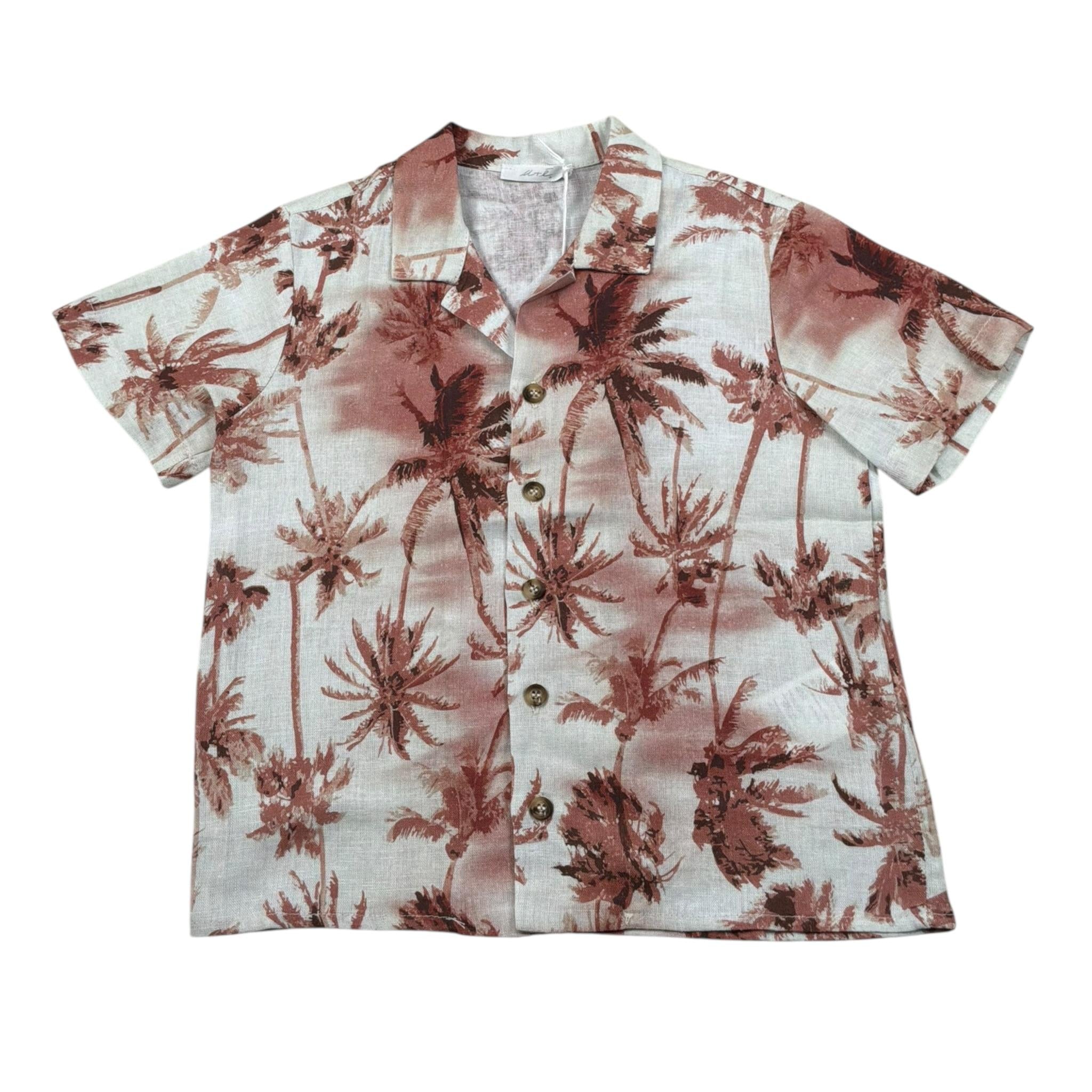 M+E' Camicia Mezza Manica Stampa Fantasia per Bambino CAMM PANNA M+E' 