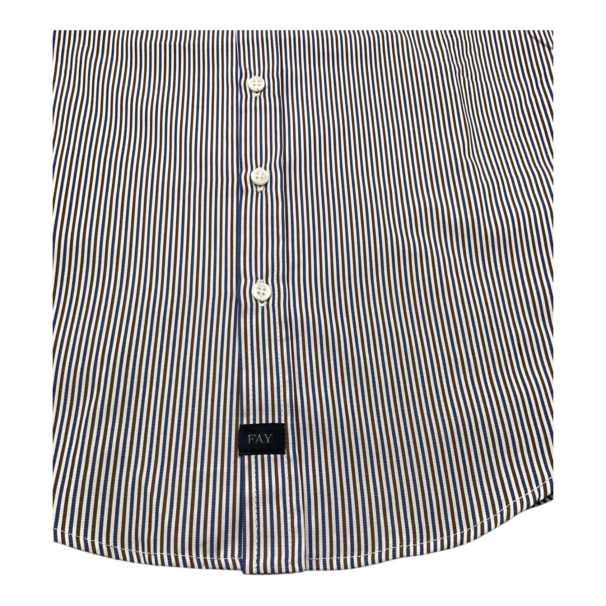 Fay Camicia Manica Lunga Fantasia A Righe per Bambino FT5P20 MULTICOLOR FAY 