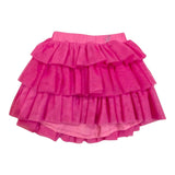 Miss Blumarine Gonna Tinta Unita Con Elastico In Vita Fuxia Per Neonata