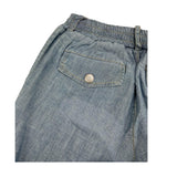 Eleventy Jeans Tinta Unita Con Elastico In Vita Azzurro Per Bambino