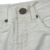 Fun & Fun Pantalone Tinta Unita con Girovita Regolabile per Bambina FNBPT14424 BIANCO FUN & FUN 