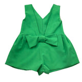 Petit Posh Tuta Intera Tinta Unita Giromanica per Bambina GFBS25023TU VERDE PETIT POSH 