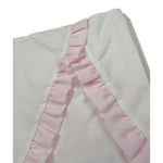 La Stupenderia Coperta Tinta Unita con Applicazioni per Neonata TBC050 ROSA LA STUPENDERIA 