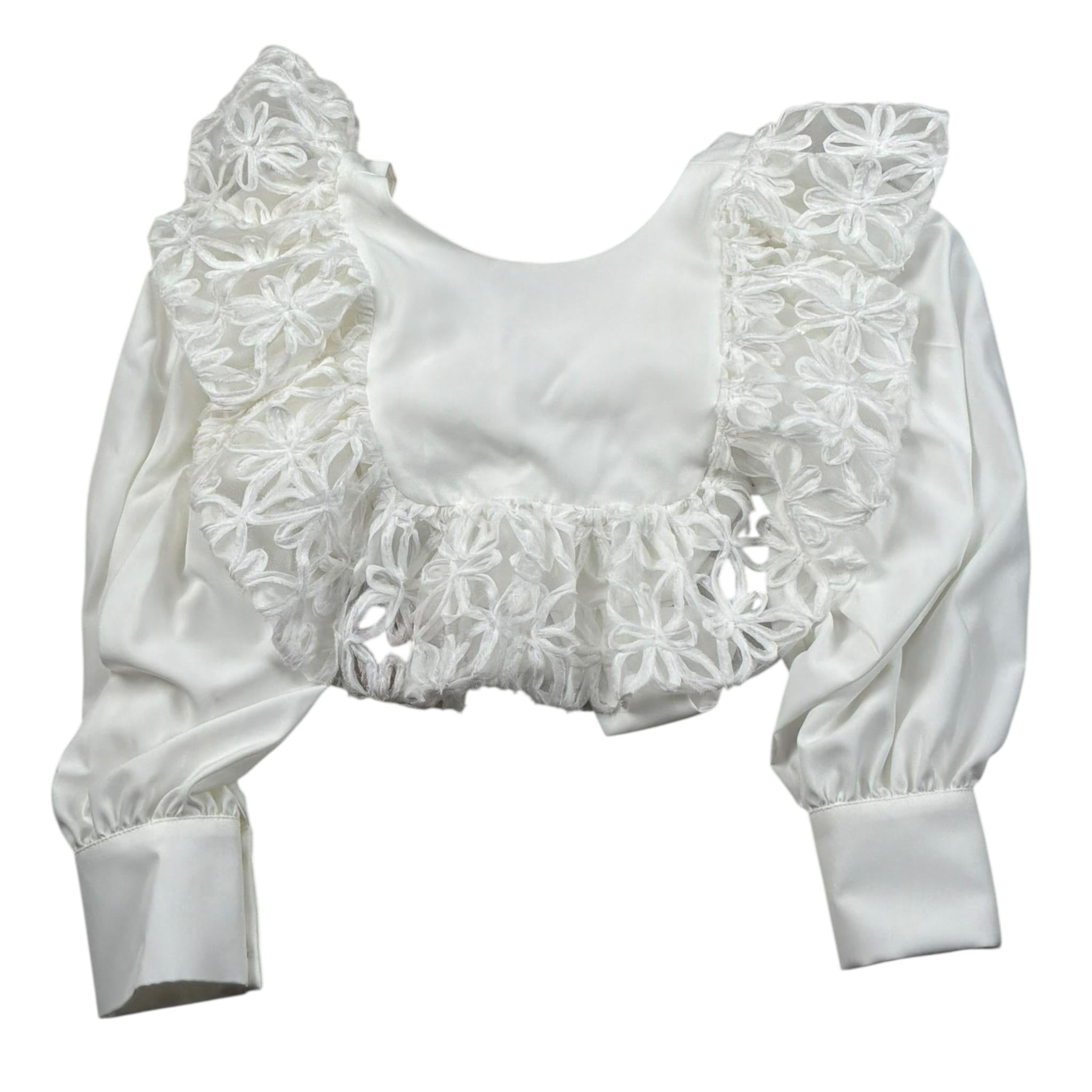 Coco' Et Mama' Completo 2 Pezzi Camicia-Gonna Tinta Unita per Bambina CORDELIA BIANCO COCO' ET MAMA' 