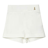 Patrizia Pepe Short Tinta Unita con Elastico In Vita per Bambina 7P0383 BIANCO PATRIZIA PEPE 