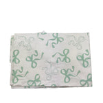 Le Bebe' Coperta Tinta Unita con Fantasia Fiocchi per Neonata LBG5615 BIANCO LE BEBE' 