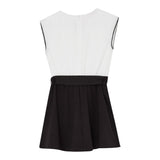 Liu Jo Abito Bicolore Giromanica per Bambina GA5060 BIANCO/NERO LIU JO 