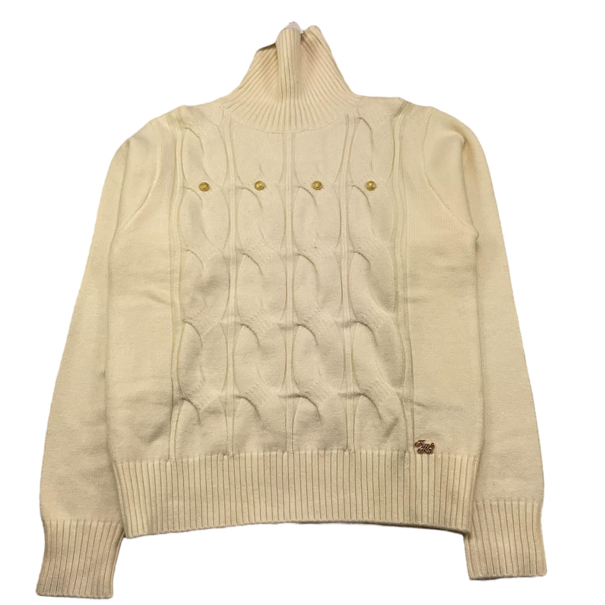 FUN & FUN maglia collo alto tinta unita cn applicazioni Panna per Bambina FCJSW15322 PANNA FUN & FUN 