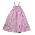 Saint Barth Abito Giromanica Tinta Unita con Stampe per Bambina JEMINE ROSA SAINT BARTH 