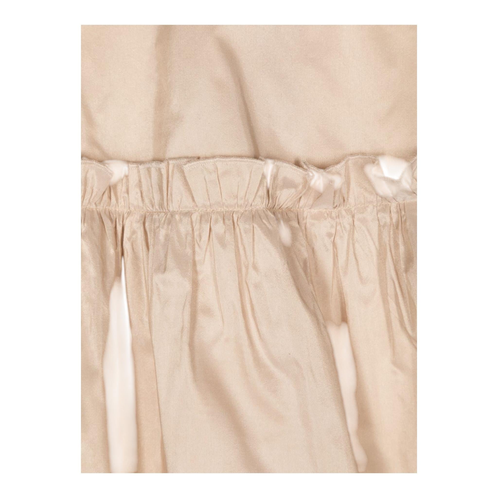 DOU DOU abito manica lunga tinta unita Oro per Bambina DV1B00 ORO DOU DOU 