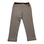 BOBOLI pantalone tinta unita con microfantasia Bianco per Bambino 339094 BIANCO BOBOLI 