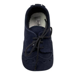 IL GUFO scarpina tinta unita con lacci Blu per Neonato A24SS063EA801 BLU IL GUFO 