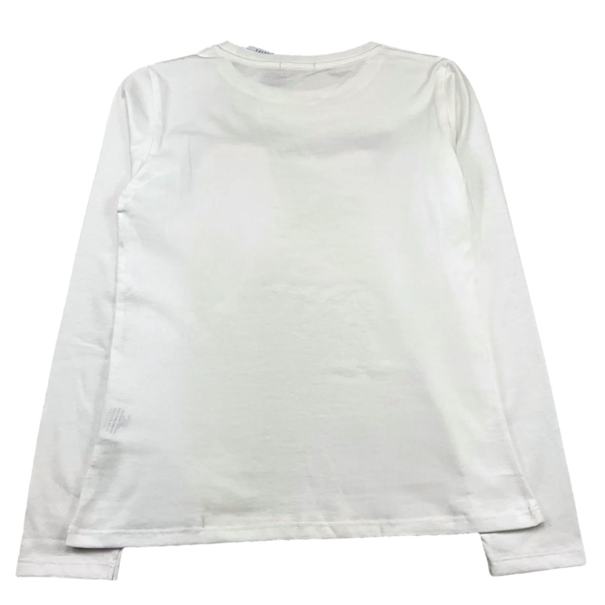 FUN & FUN shirt girocollo tinta unita con pon pon in contrasto Bianco per Bambina FCJTS00018 BIANCO FUN & FUN 