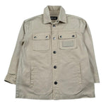 Just Cavalli Camicia Manica Lunga Tinta Unita con Logo per Bambino JBP26113CA BEIGE JUST CAVALLI 