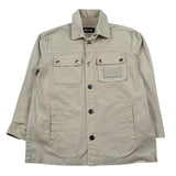 Just Cavalli Camicia Manica Lunga Tinta Unita con Logo per Bambino JBP26113CA BEIGE JUST CAVALLI 