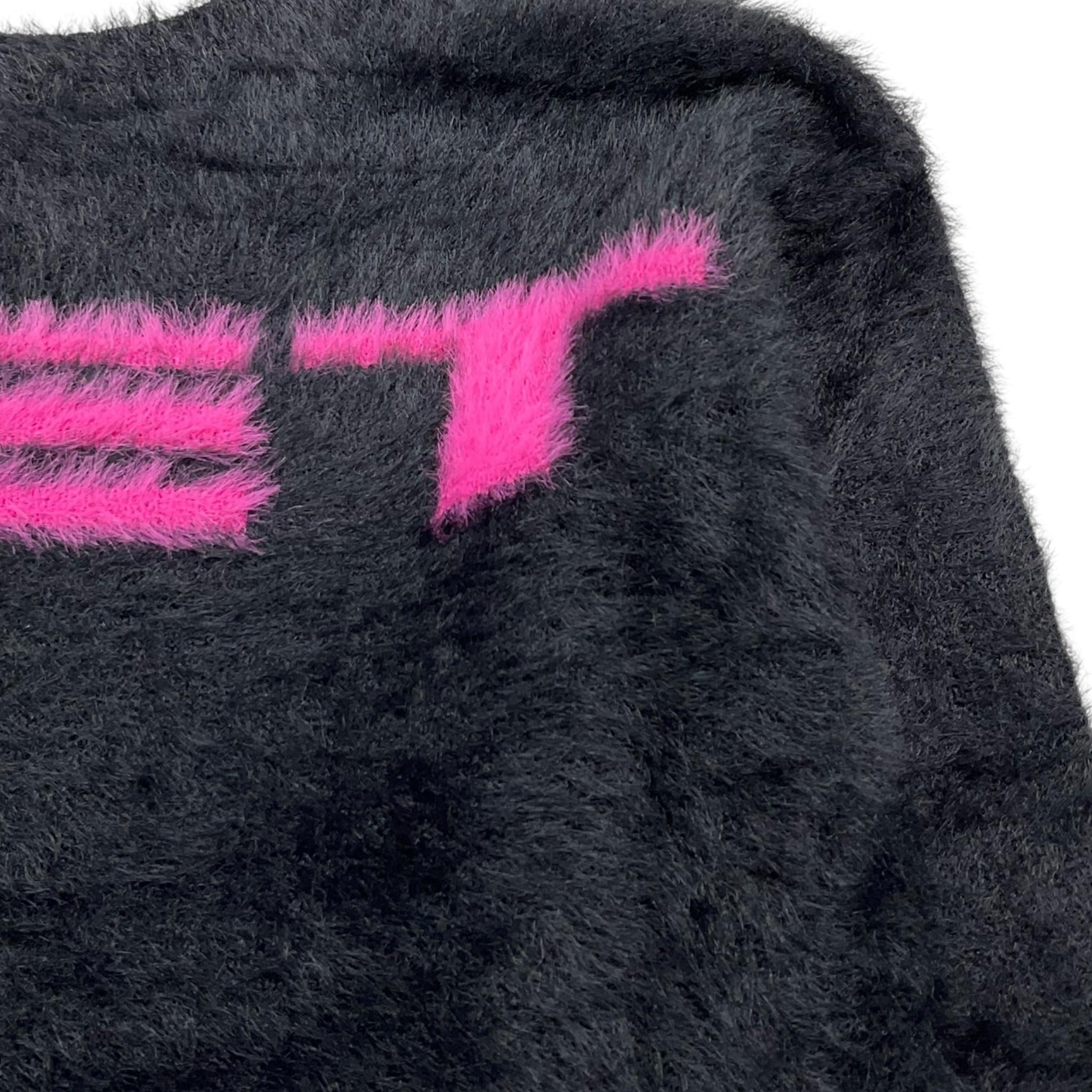 MET maglia girocollo tinta unita con stampa Nero per Bambina ME486 NERO MET 