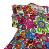 4Giveness Abito Mezza Manica Stampa Fantasia Multicolor per Neonata ABT4GV MULTICOLOR 4GIVENESS 