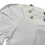 J'Aime' T-Shirt Girocollo tinta unita Bianco per Bambina 4522G BIANCO J'AIME' 