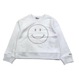 MOSCHINO felpa tinta unita girocollo con stampa Bianco per Bambino HUF09B BIANCO MOSCHINO 