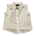 Fun & Fun Camicia Giromanica Tinta Unita per Bambina FNCBSH01047 PANNA FUN & FUN 