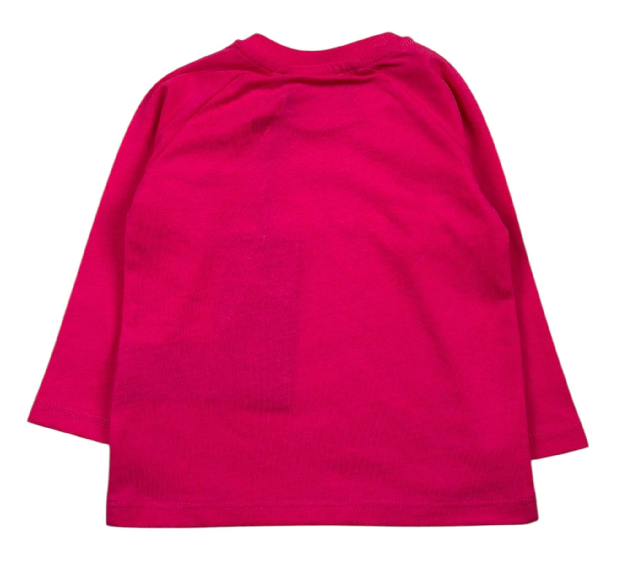 John Richmond Shirt Girocollo Tinta Unita con Logo per Neonata RIP26041TSA FUXIA JOHN RICHMOND 