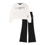 John Richmond Completo 2 Pezzi Felpa-Pantalone per Neonata RGP25004CF BIANCO/NERO JOHN RICHMOND 