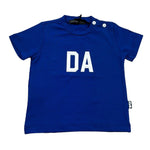 Daniele Alessandrini T-Shirt Girocollo Tinta Unita con Stampa per Neonato 1296M00270 BLU DANIELE ALESSANDRINI 