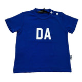 Daniele Alessandrini T-Shirt Girocollo Tinta Unita con Stampa per Neonato 1296M00270 BLU DANIELE ALESSANDRINI 