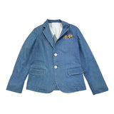 Emanuel Pris Schlichte Jacke mit Tasche Blau für Jungen