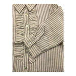 ZHOE & TOBIAH camicia tinta unita con fantasia a righe Bianco per Neonata CWS3N BIANCO ZHOE & TOBIAH 