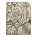 ZHOE & TOBIAH camicia tinta unita con fantasia a righe Bianco per Neonata CWS3N BIANCO ZHOE & TOBIAH 