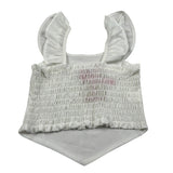 Funky Top Giromanica tinta unita Bianco per Bambina 125522104 BIANCO FUNKY 