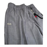 Daniele Alessandrini Pantalone Tinta Unita con Elastico In Vita per Bambino 1231P1365 GRIGIO DANIELE ALESSANDRINI 