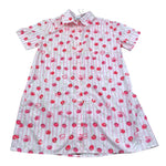 Moschino Abito Tinta Unita Mezza Manica con Fantasia A Righe per Bambina HDV0HG ROSA MOSCHINO 