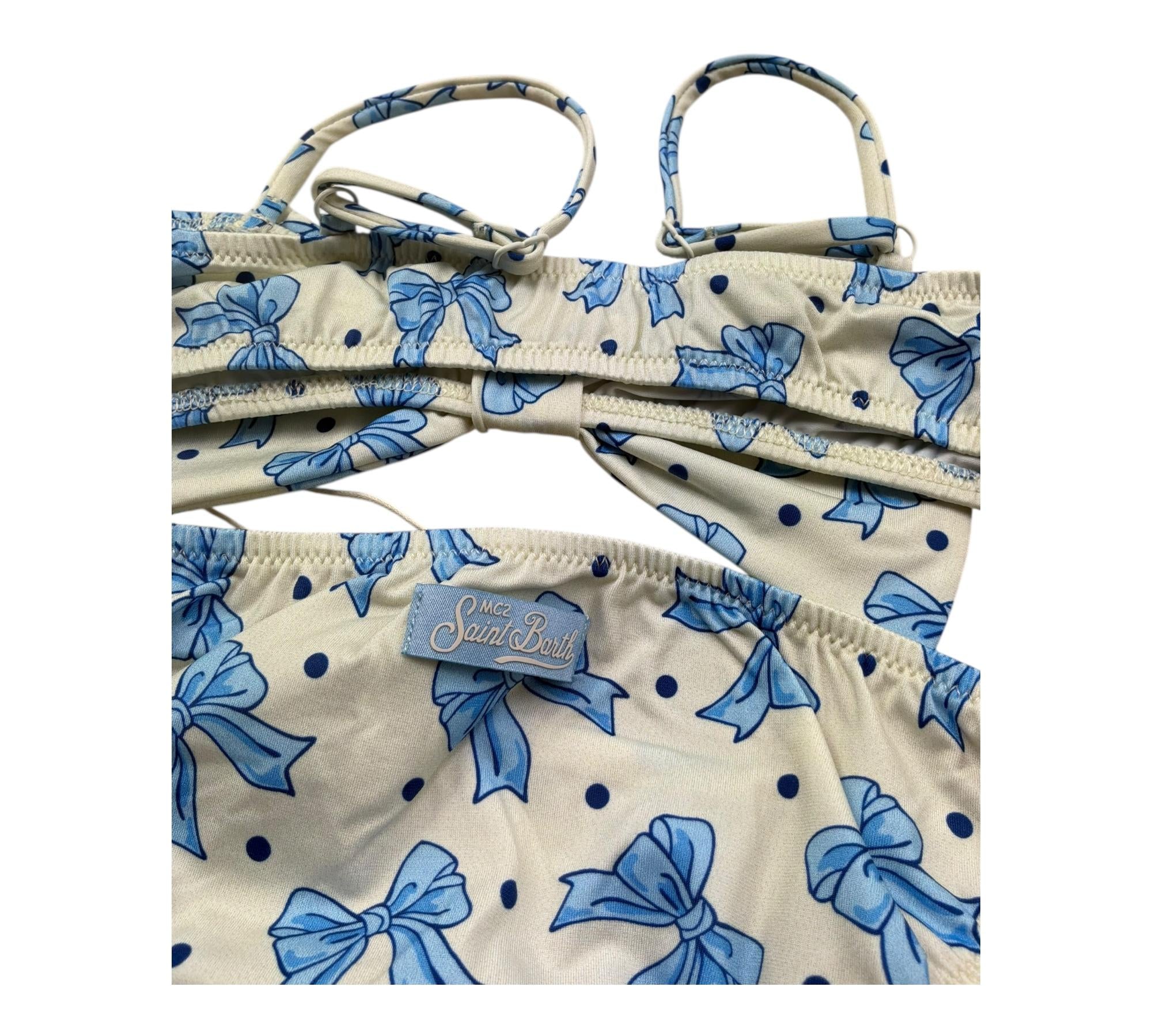 Saint Barth Costume 2 Pezzi Fascia-Mutandina per Bambina MIDGE PANNA SAINT BARTH 