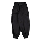 Maison Margiela Pantalone Modello Cargo Tinta Unita Con Elastico In Vita Nero Per Bambina