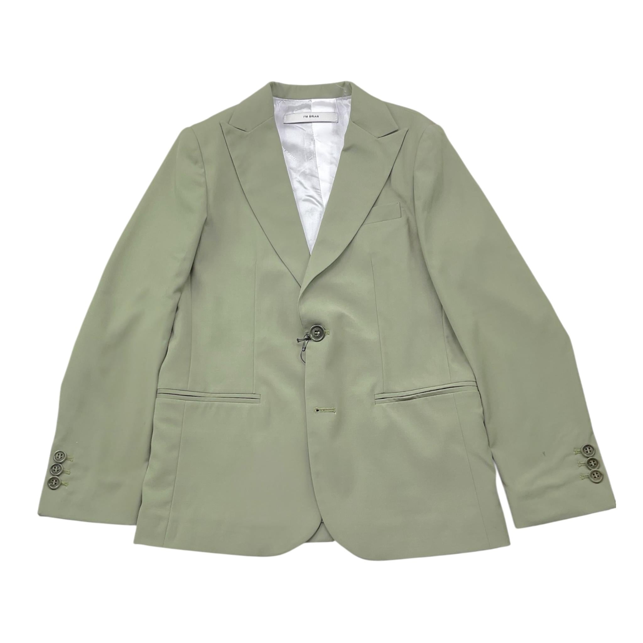 I'M BRIAN giacca tinta unita con bottoni Verde per Bambino GIA2816J VERDE I'M BRIAN 