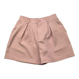 Cecyle Short Tinta Unita Con Elastico In Vita Rosa Per Bambina