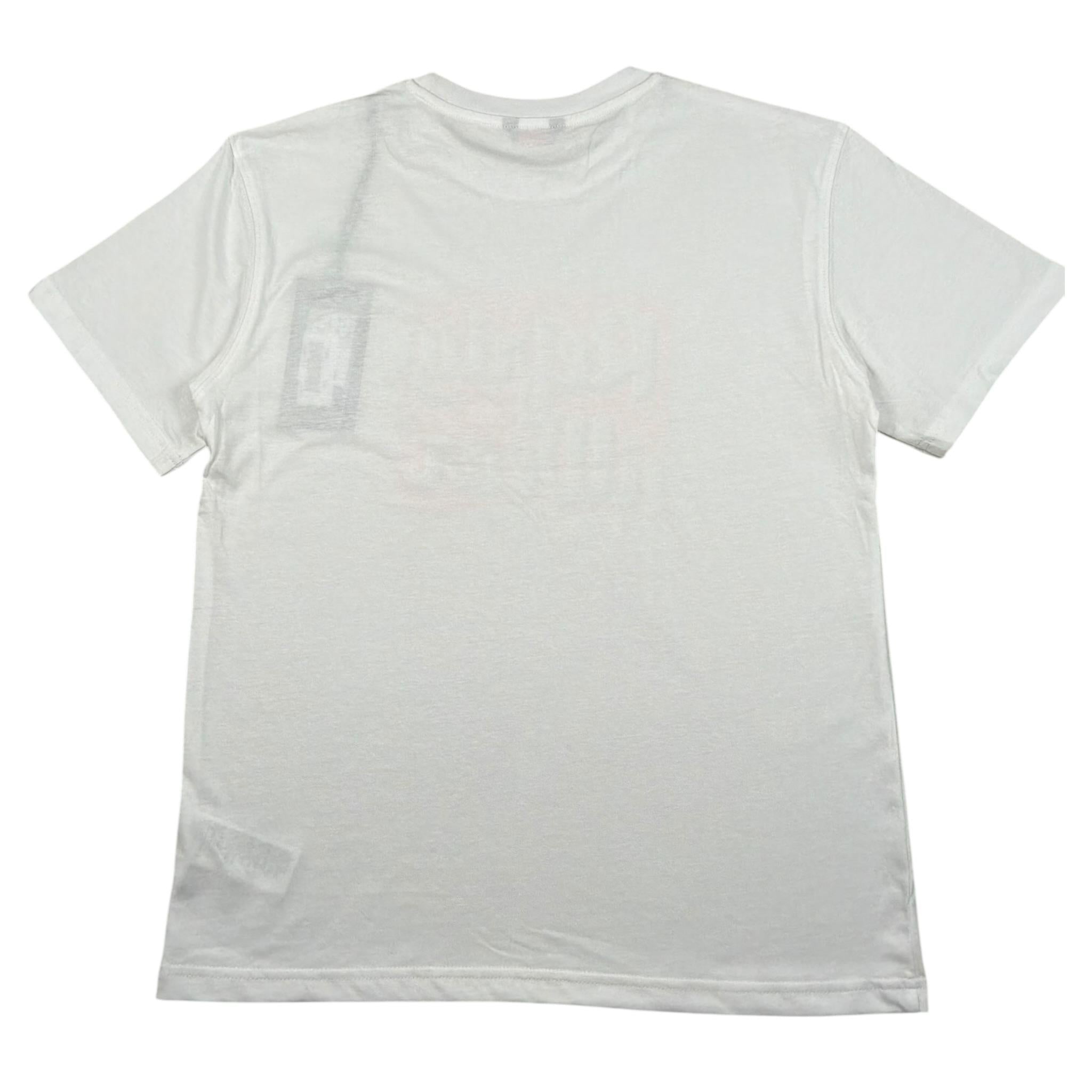 Refrigiwear T-Shirt Girocollo Tinta Unita con Logo per Bambino 121TRMJS25 BIANCO REFRIGIWEAR 