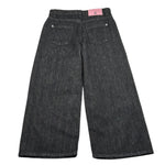John Richmond Jeans Tinta Unita Modello A Palazzo per Bambina RGP26059JE NERO JOHN RICHMOND 