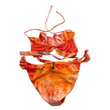 Mefui Costume 2 Pezzi Multifansia per Bambina MJ25 ARANCIONE MEFUI 